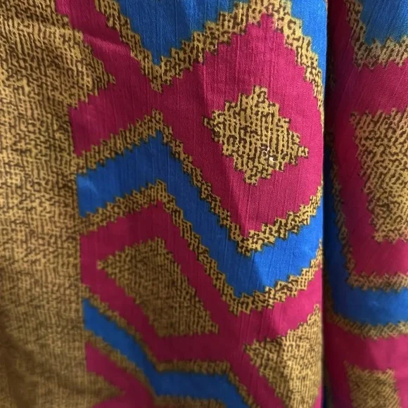 Repurposed sari wrap skirt - Picture 8 of 10